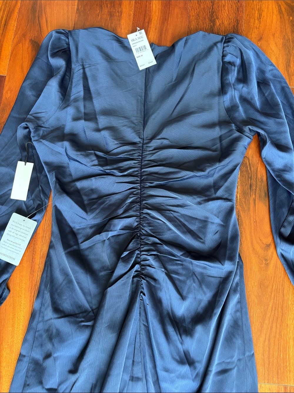 NWT satin dress - Picture 12 of 12